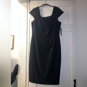 Maggy London square neck black dress NWT - US Size 14